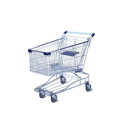 Excellent Quality and Low Price 150L Asian Style Supermarket Trolley