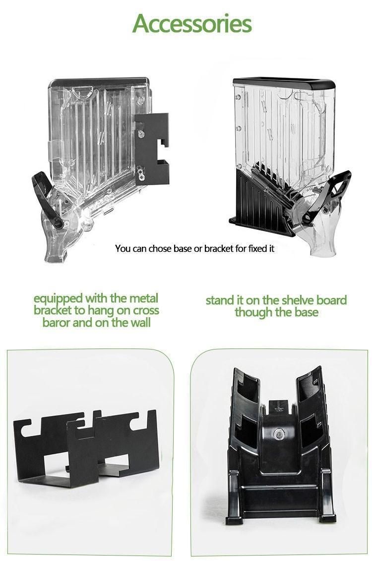 Ecobox Factory Supply Narrow Bulk Cereal Dispensador