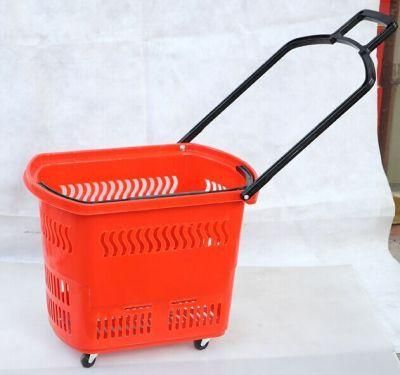 Red Color in Stock Shopping Basket