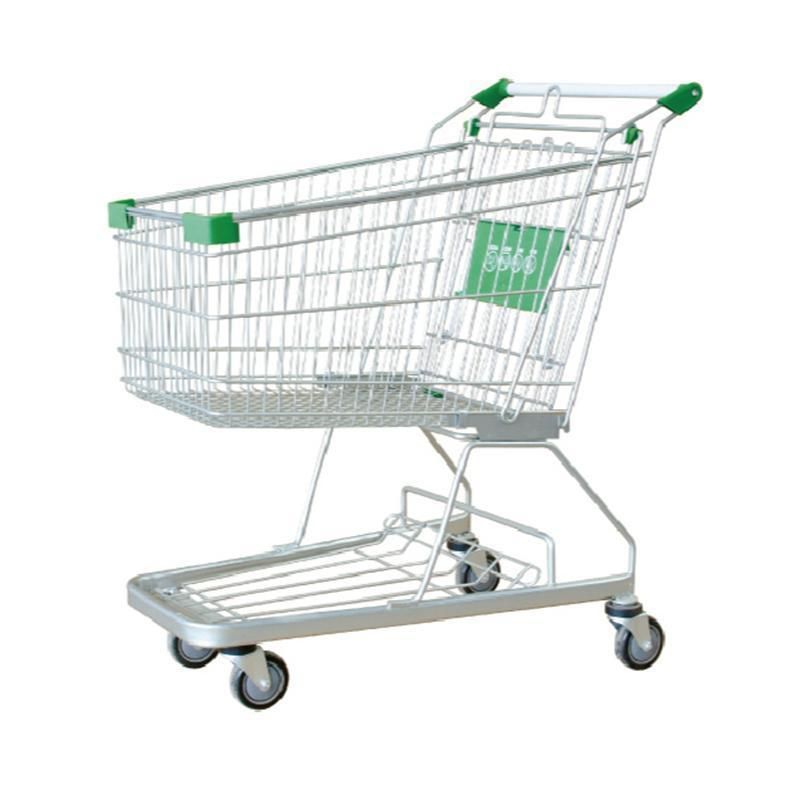 Supermarket Storage Steel Stackable Portable Shopping Trolley