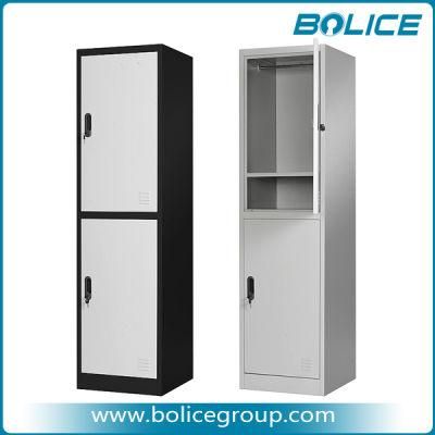 2 Door Metal Locker with Key Lock