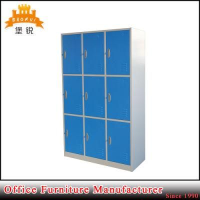 Popular Locker Series Nine Compartment Locker for Gym School and Staff