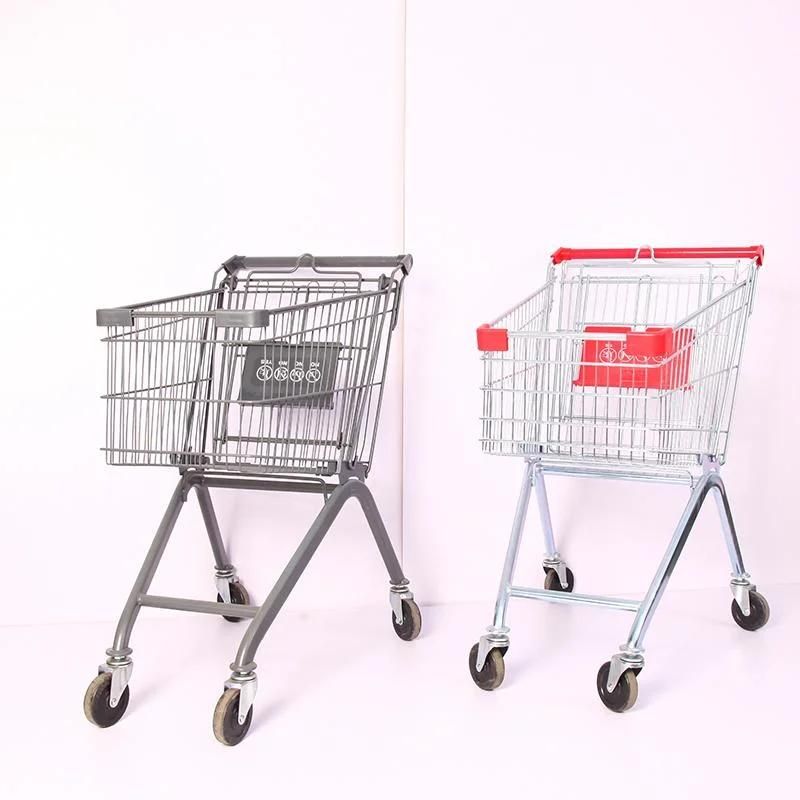 High-Capacity Supermarket Shopping Trolley Cart