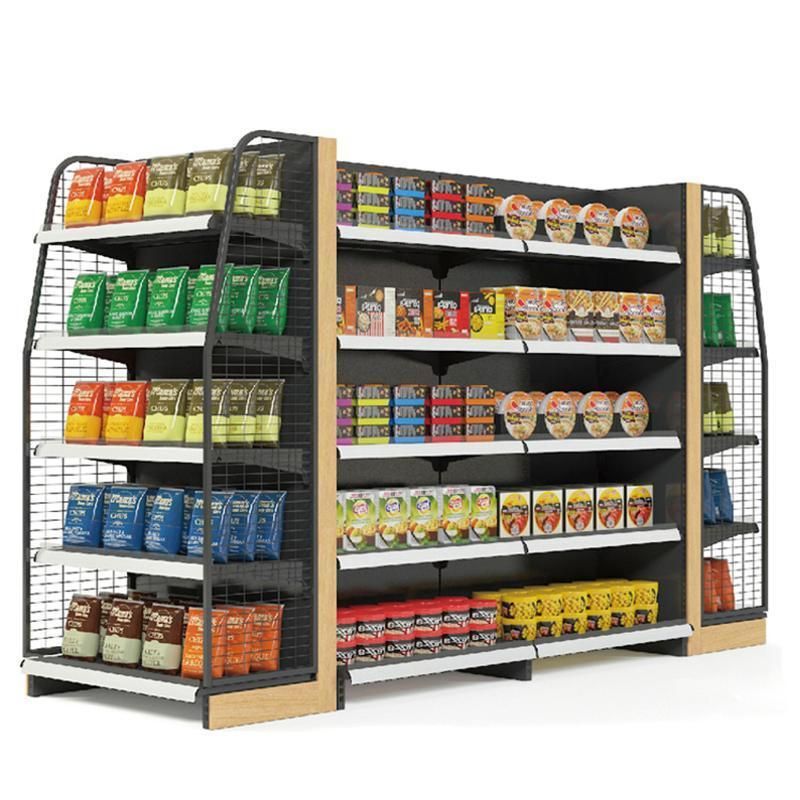 Metal Steel Retail Store Gondola Shelving Display Stand Supermarket Shelves