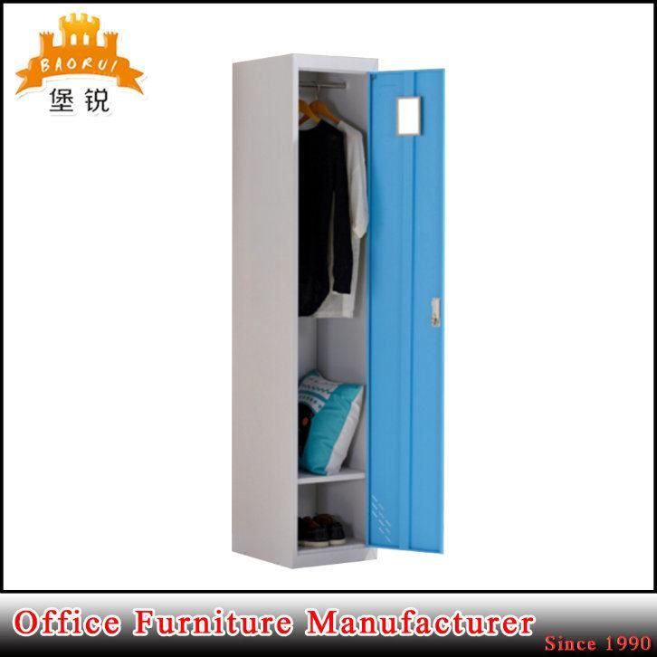 Fas-009 Single Door Metal School Furniture Clothes Storage Cabinet Metal Locker