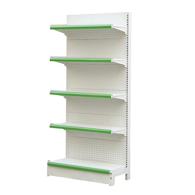 Customized Adjustable Supermarket Shelf Punch Board Grocery Shelf