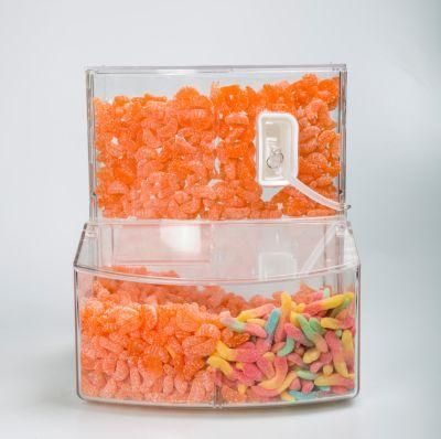 High Clear PC Plastic Candy Bin for Retail