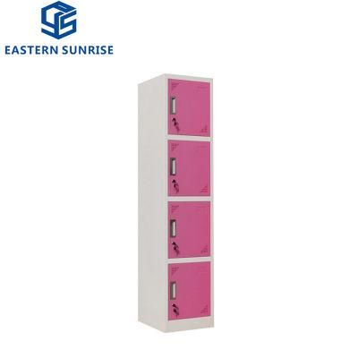 4 Door Steel Metal Clothes Locker for Gym Swimming Pool