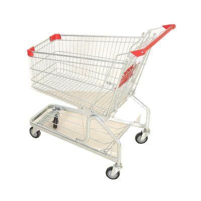 High Quality Metal Folding Trolley Supermarket Shopping Cart