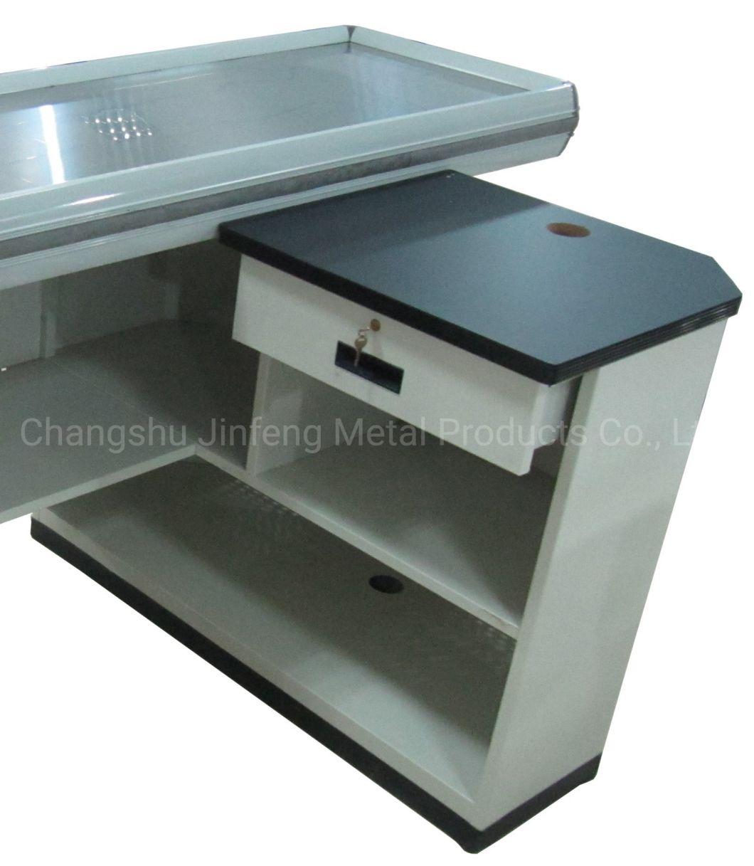 Supermarket Checkout Counters Convenience Store Cashier Desk Jf-Cc-054