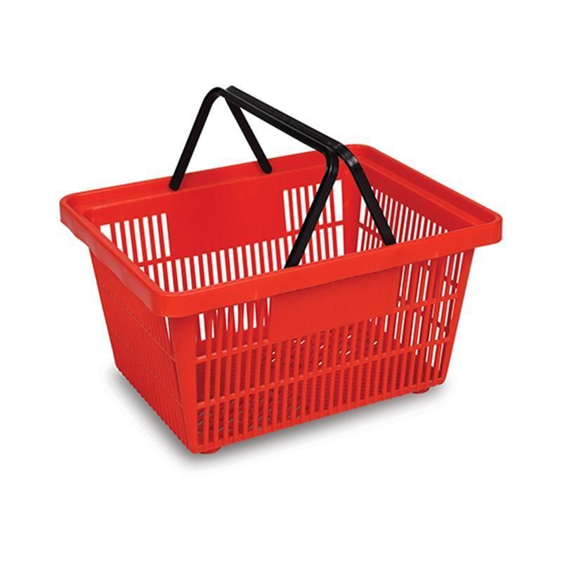 Factory Wholesale Hand Basket Supermarket Plastic Shopping Basket