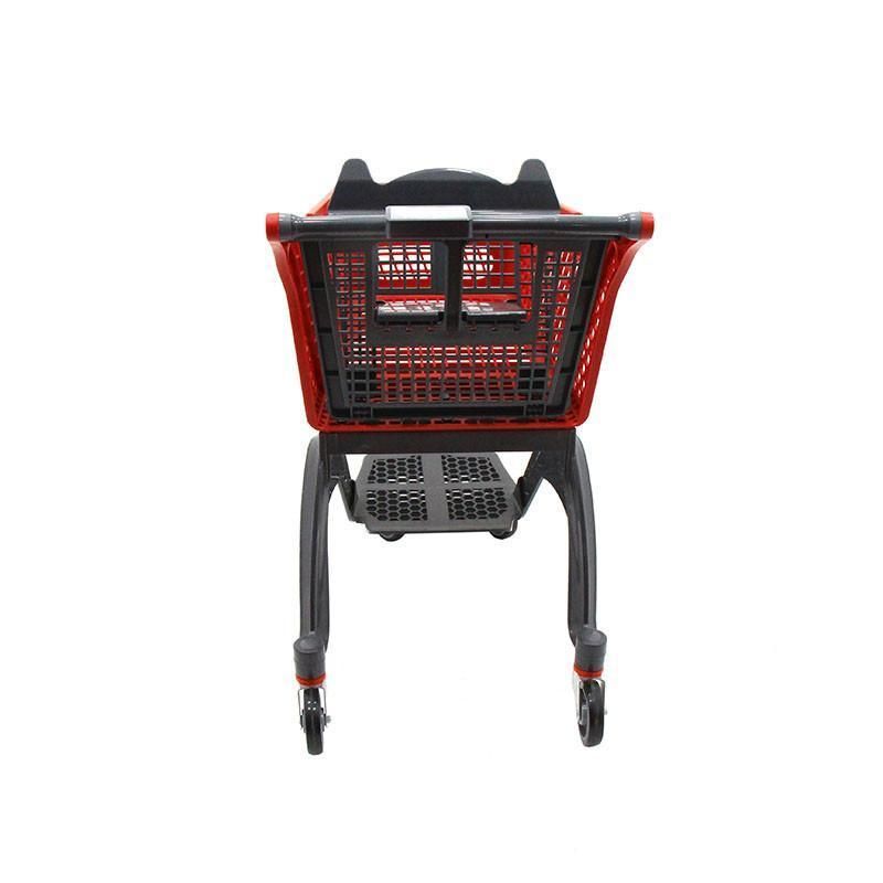 Store Equipment Plastic Shopping Cart Trolley for Supermarket