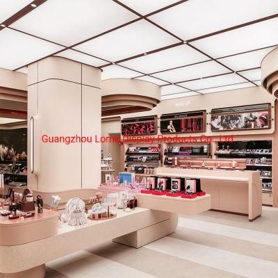 Skincare Shop Perfume Display Showcase Makeup Kiosk Customize Counter Design