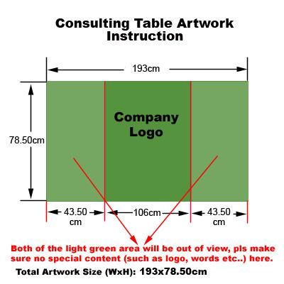 PVC Pop up Counter Advertising Promotion Table for Exhibition