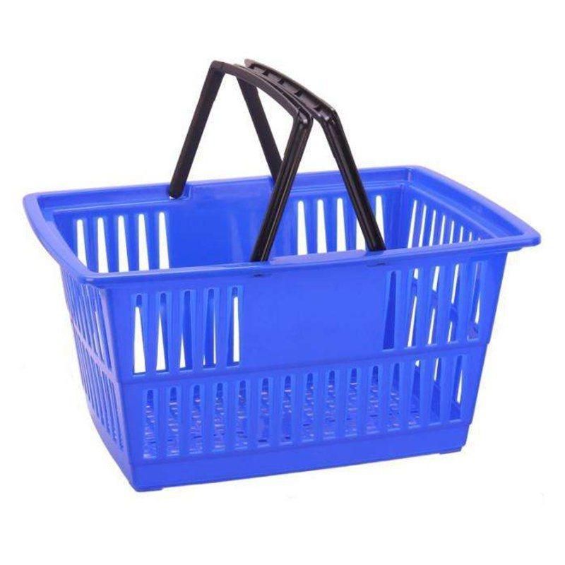 Hot Sale Supermarket/Store Foldable Plastic Shopping Basket