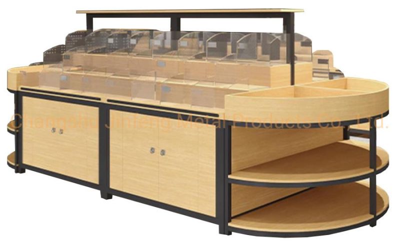 Supermarket Snack Store Equipment Three Layer Display Shelving for Bulk Food