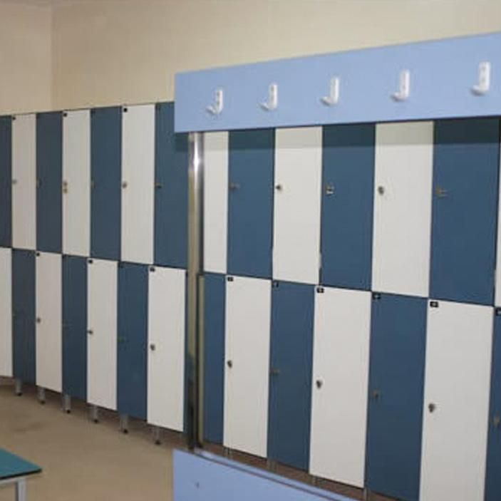 Phenolic Gym Changing Room Wood Lockers with Password