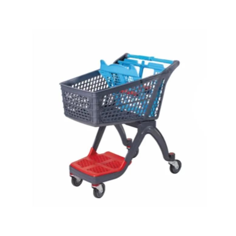 Factory Made Plastic Supermarket Shopping Trolley