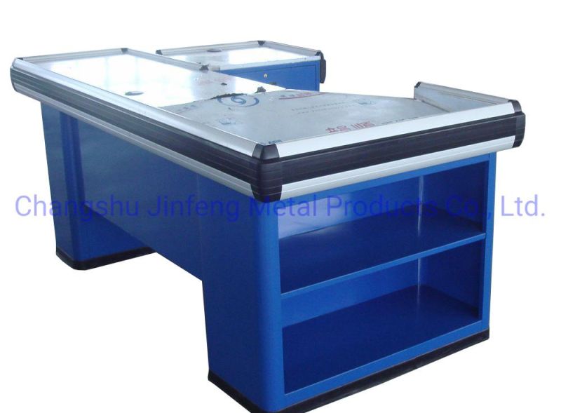 Convenience Store Checkout Counter Supermarket Cashier Table Jf-Cc-090