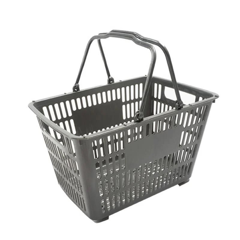 Customized Color Plastic Shopping Basket for Supermarket