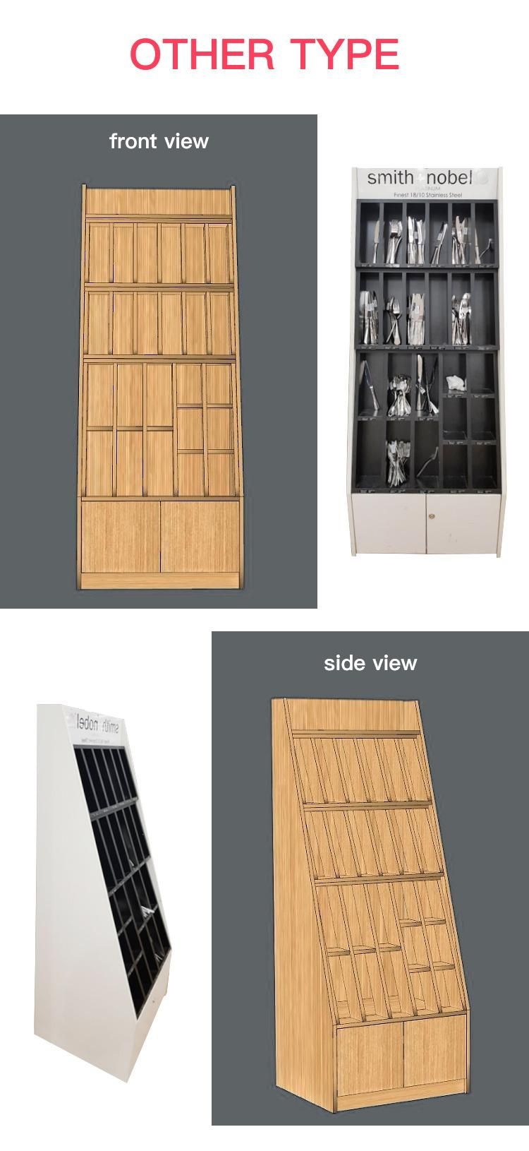 Metal Display Rack for Tableware Showing