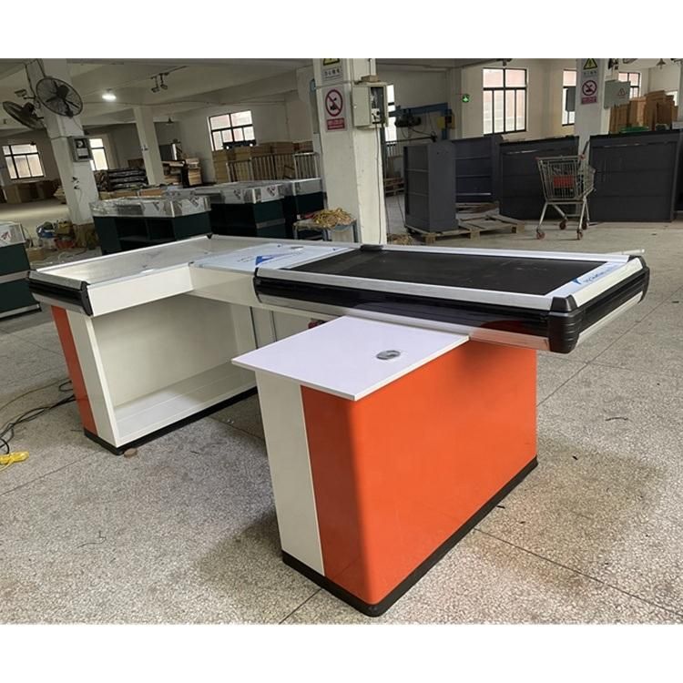 Customized Supermarket Cash Desk/ Checkout Counter for Shop