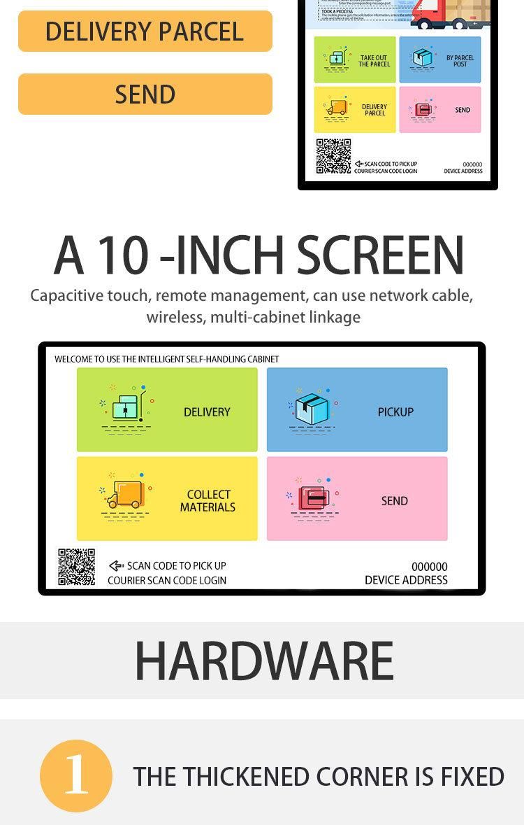 Outdoor Smart Parcel Package Delivery Pick up Locker Manufacturer