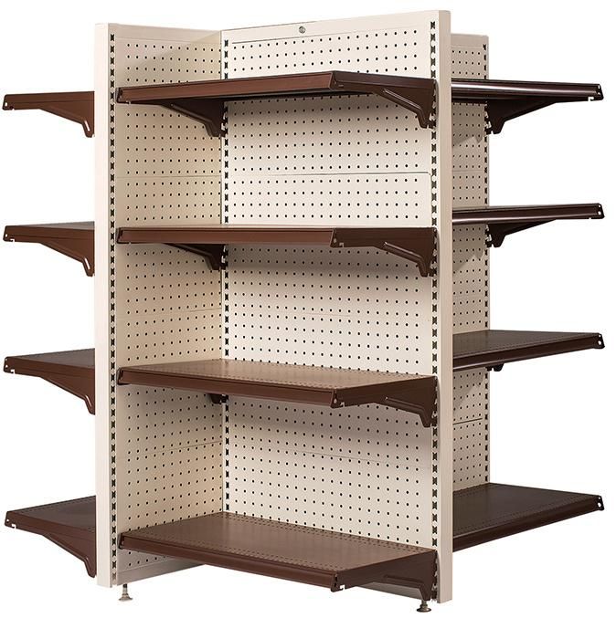 Multifunctional Gondola Supermarket Steel Shelf