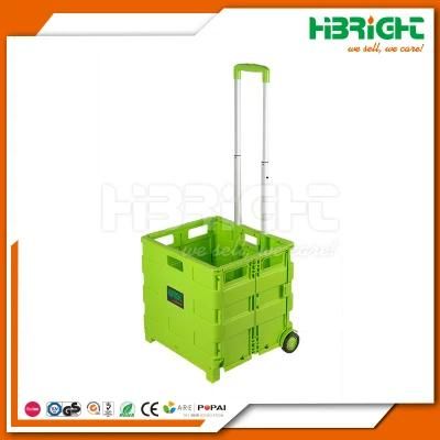 Plastic Foldable Cart with Lid for Korea