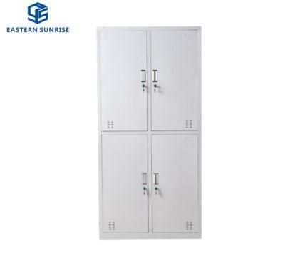 High Quality Steel Locker with 4 Doors for Staff/Gym