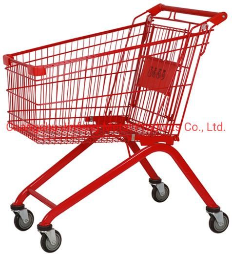 European Style Metal Shopping Trolley