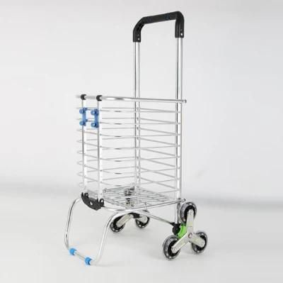 Manufacturer Multi Functions Aluminum Folding Shopping Bag Trolley Stair Climber Cart