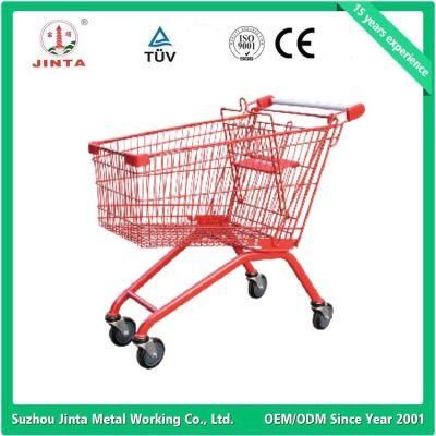 Ce Proved Metal Supermarket Shopping Cart