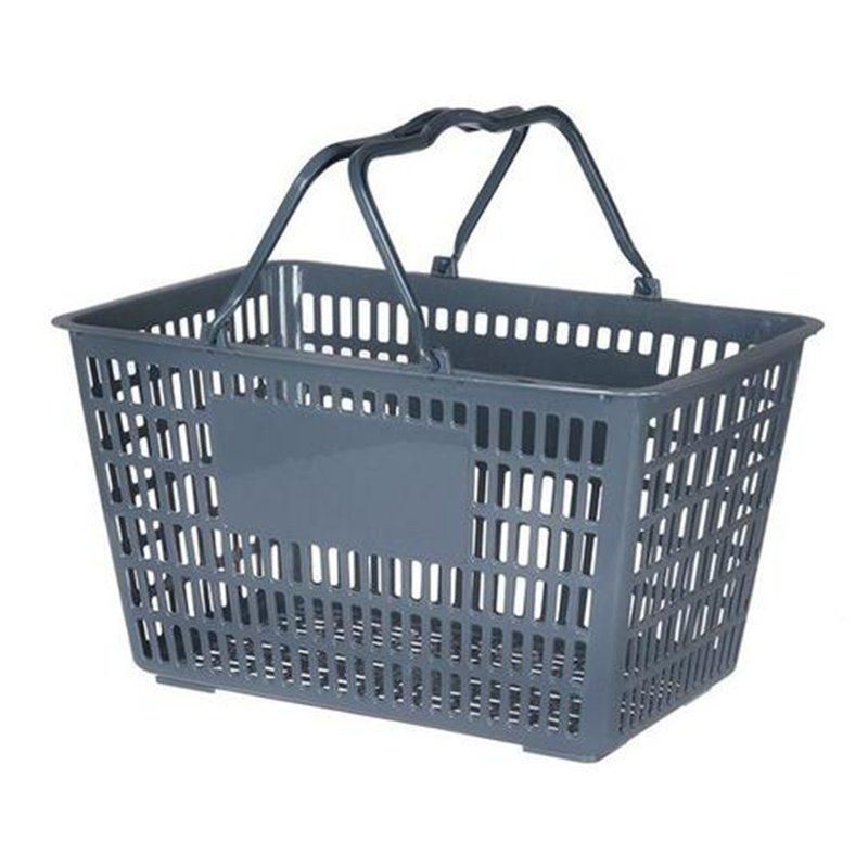 Cheap Price Big Size Plastic Handle Rolling Shopping Basket