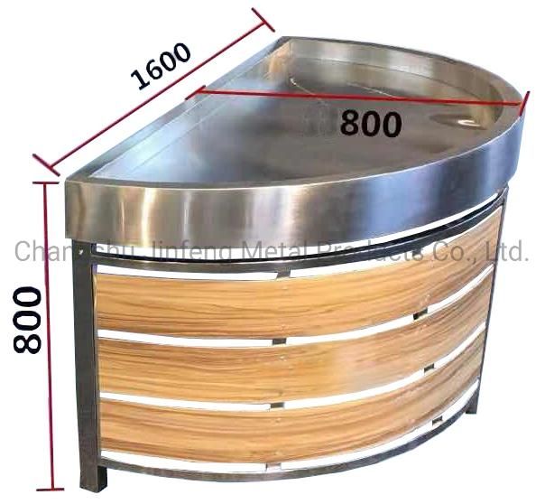 Supermarket Display Stand Wooden Fruit and Vegetable Display Rack