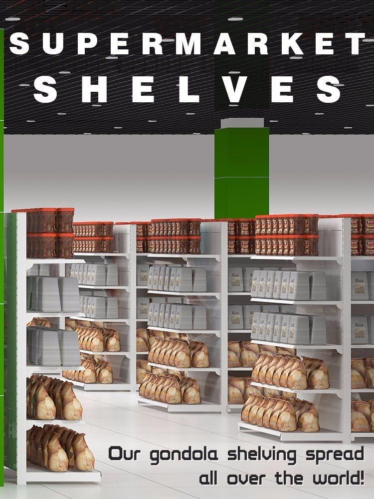 Steel Display Stand Supermarket Shelf