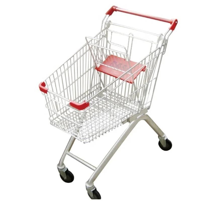 China Manufacturer Pull Along Shopping Trolley for Supermarket