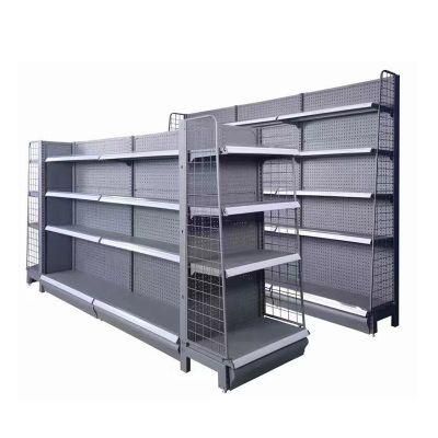 Grocery Store Rack 4 Layers Supermarket Shelves System Gondola Supermarket Equipment Shelf