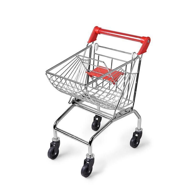 Hsd 2022 New Design Shopping Trolley Dimensions for Supermarket Equipment