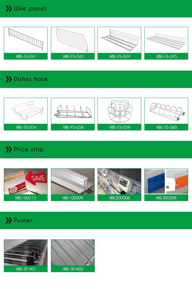 Wall Type Single Sided Wire Mesh Cheap Price Supermarket Shelving