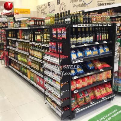 Hot Customized Supermarket Shelving Furniture Stores Retail Display Rack Water Bottle Beverage