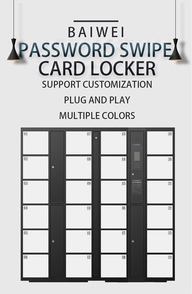 Smart Fingerprint Recognition Locker Rental Locker Supports Credit Card, Cash and Coin Payment