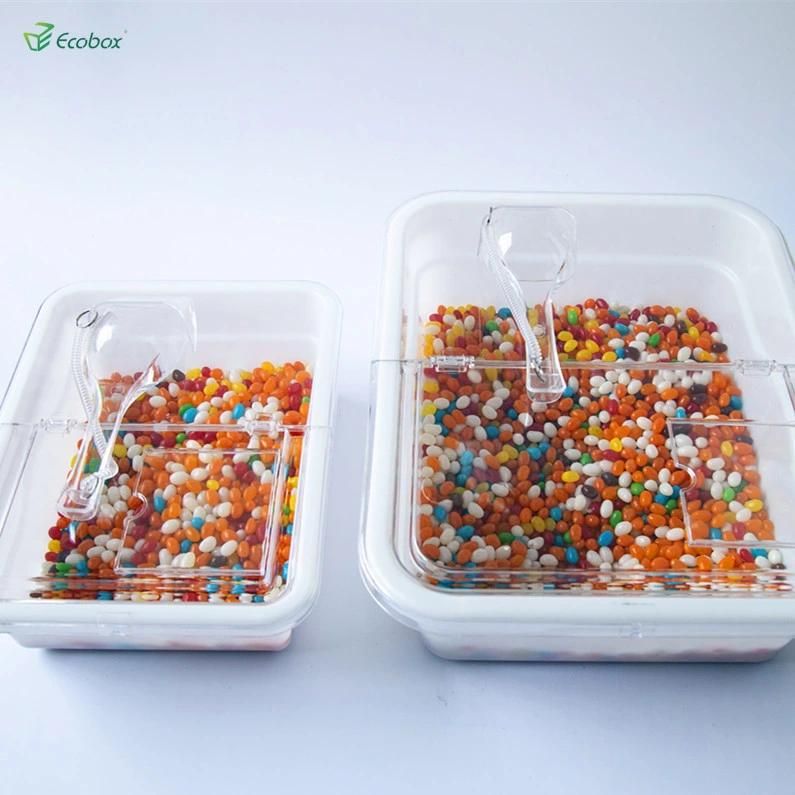 Plastic Bulk Coffee Beans Candy Dry Fruit Bins Food Box