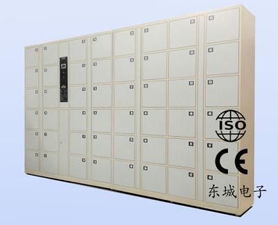 48 Door White Bright Electronic Steel Fingerprint Locker for Gym