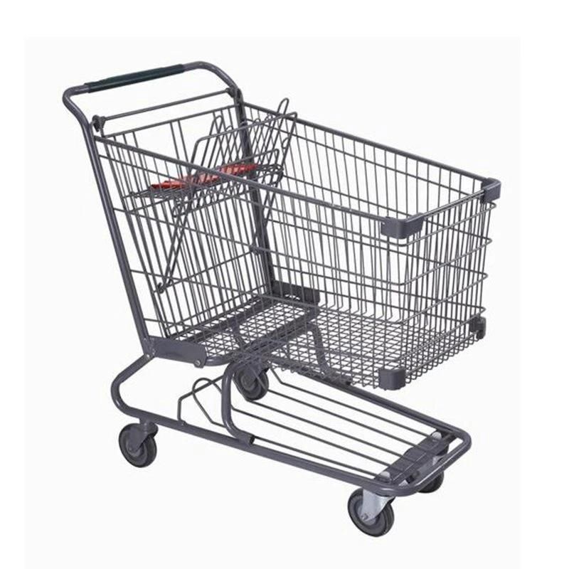 Corrosion Protection Supermarket Shopping Trolley