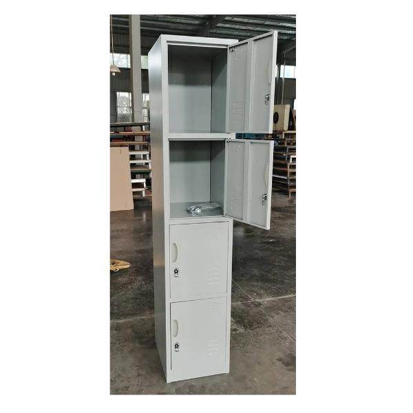 Fas-012 High Quality Metal Locker Cabinet Manufacturers 4doors Single Steel Locker