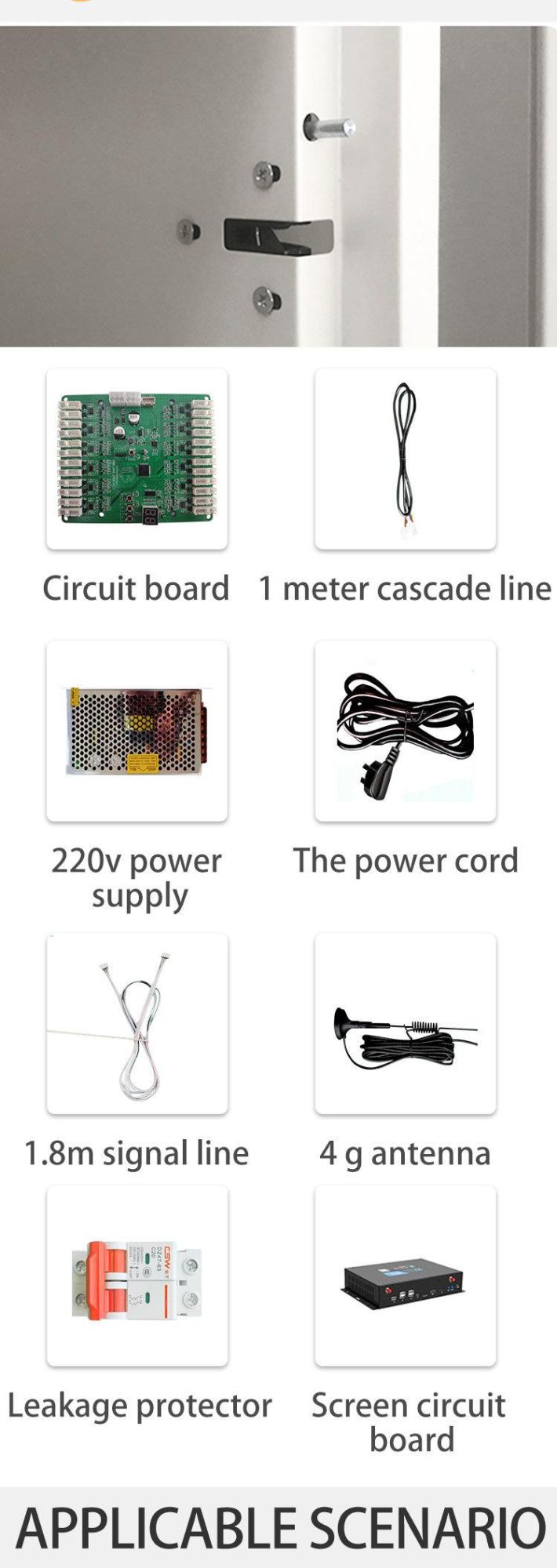 Smart Metal Electronic Delivery Luggage Locker for Gym Supermarket Bank