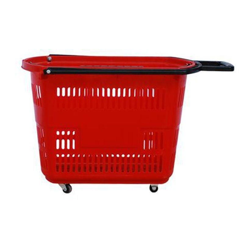 Wholesale Supermarket Plastic Stackable Customized Shopping Basket