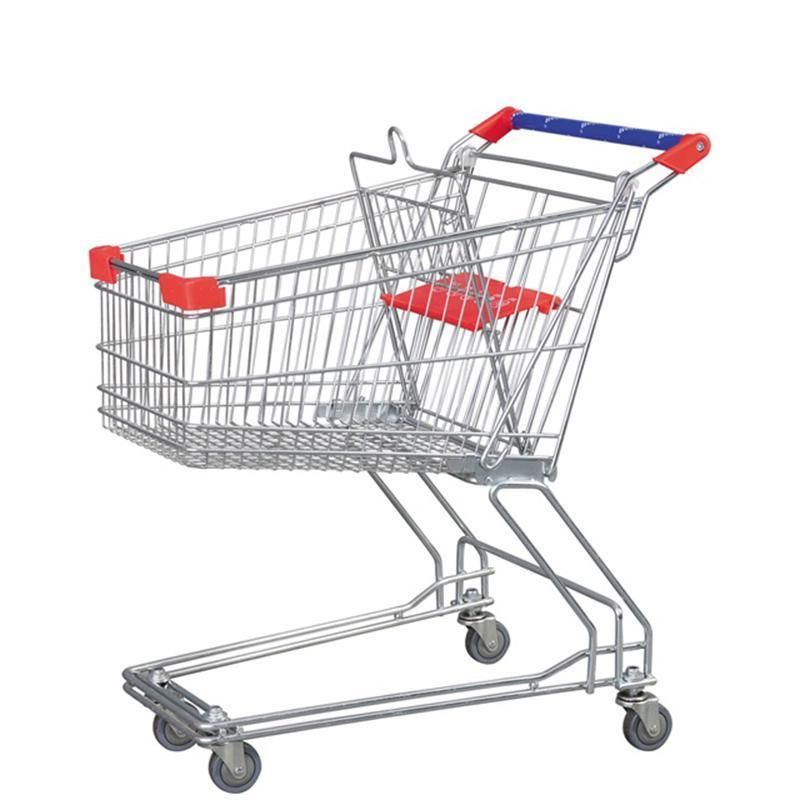 Aluminum Alloy Foldable Vegetable Shopping Trolley Supermarket Cart