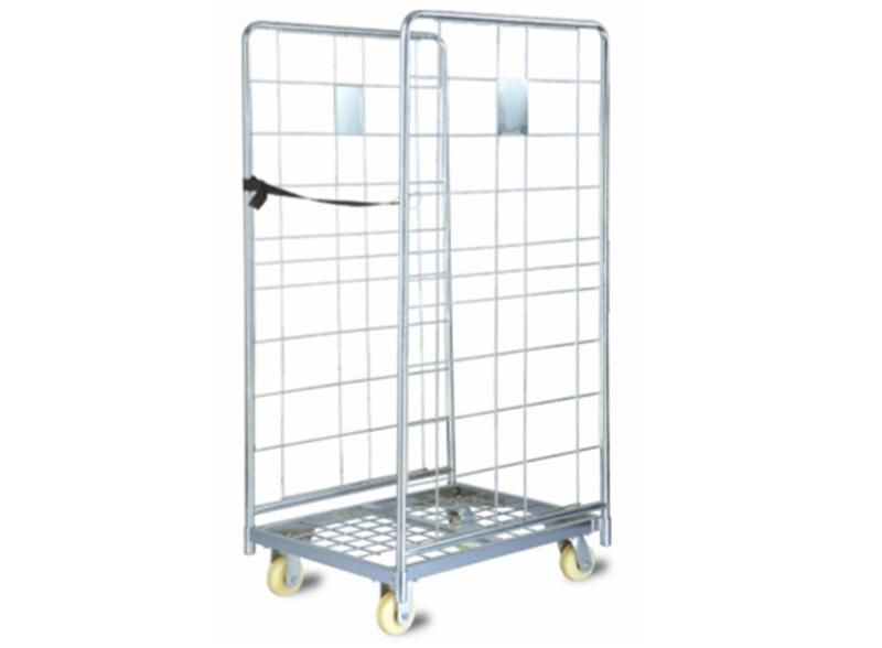 Grocery Store Steel Trolley Supermarket Shopping Carts Disassembly Roll Container